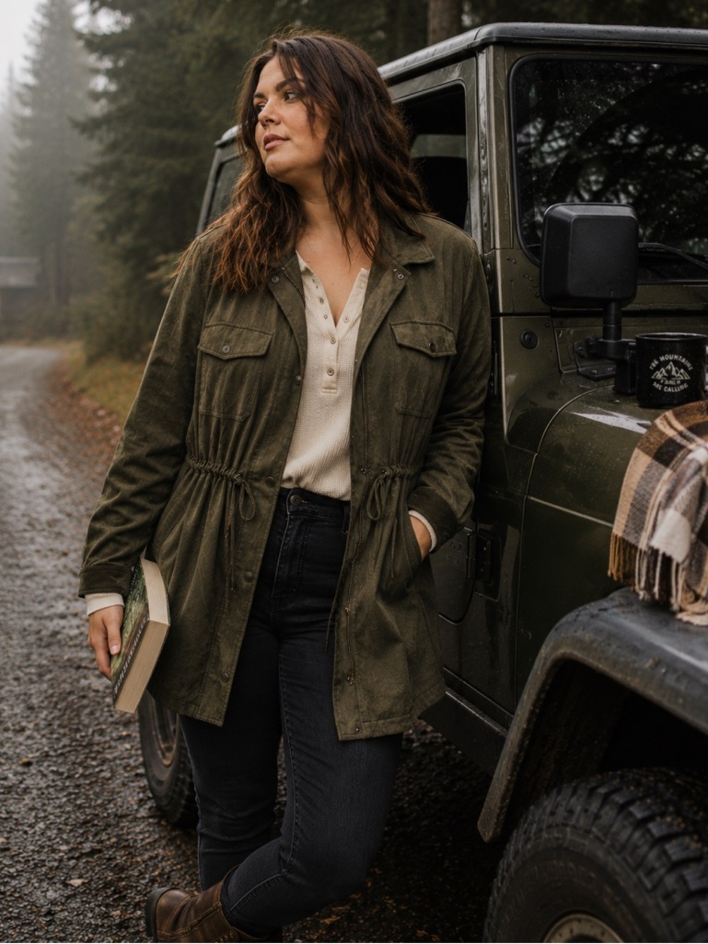 NWT Torrid Olive Green Utility Jacket Shacket Bella Swan Forks Core Sz 4X